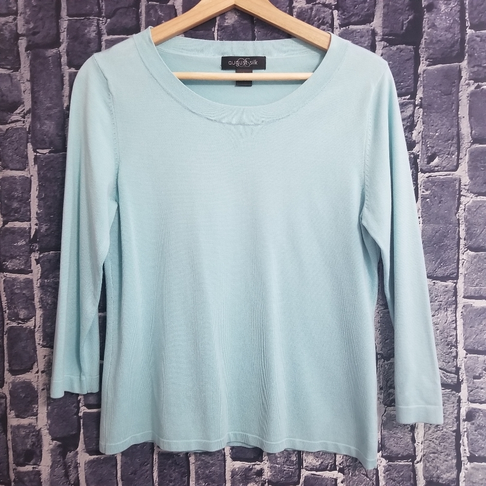 August silk top